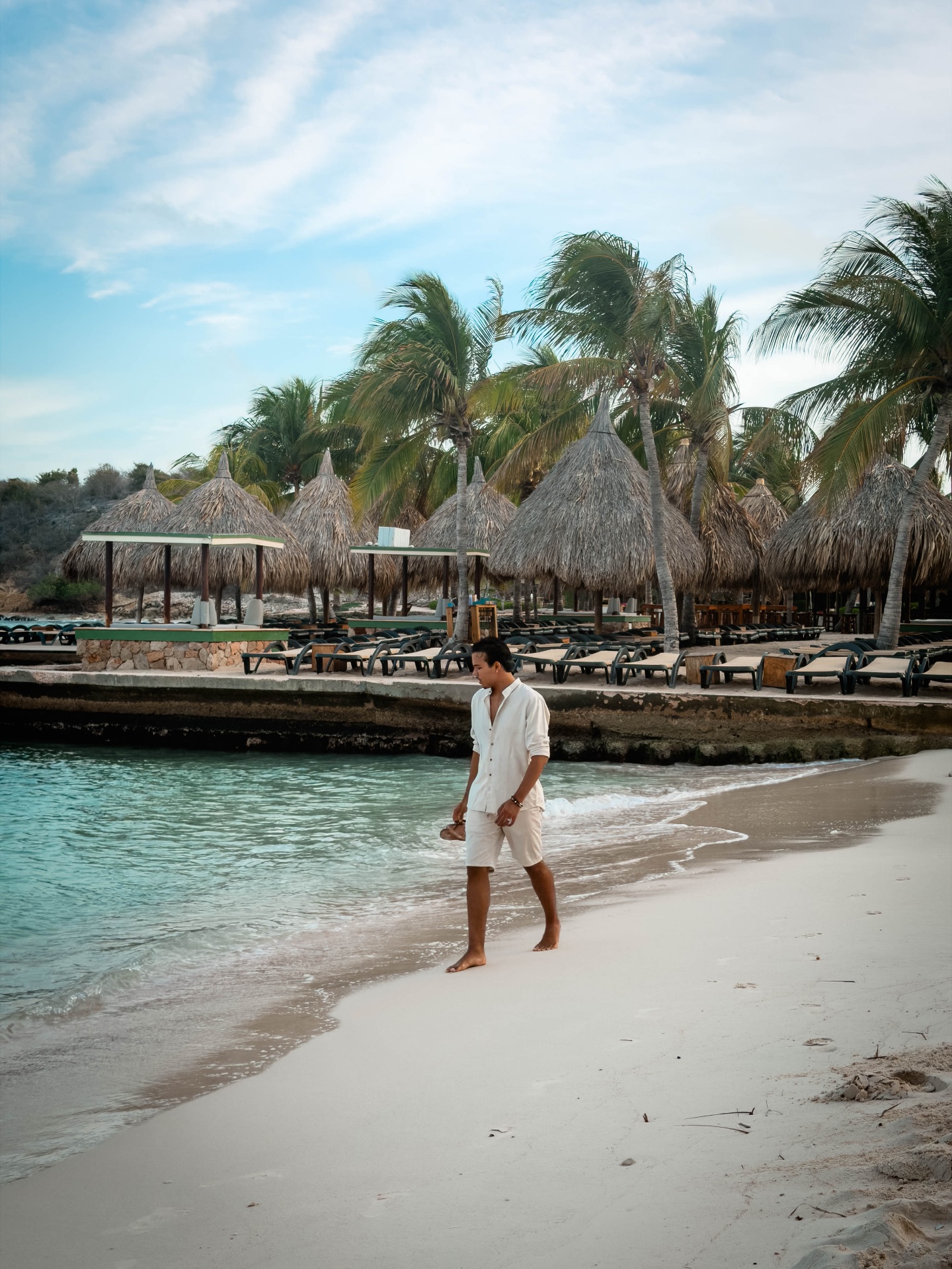 BRO Men's Fashion — white linen at the beach